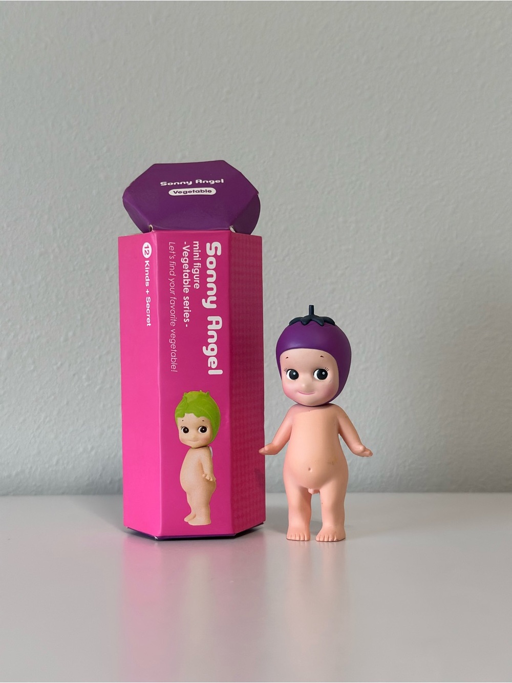 Sonny Angel Purple Eggplant Mini Figure Collectible - Cute Kids Toy